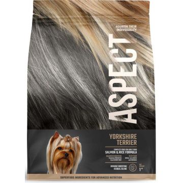 ASPECT Yorkshire Terrier, hrană completă pentru câini adulţi, Somon şi Orez 1kg
