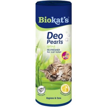 BIOKAT'S Deo Perls Spring, perle parfumate pentru litieră 700g