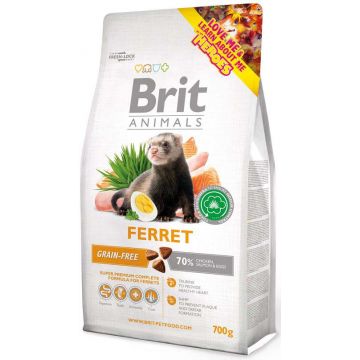BRIT ANIMALS Ferret, hrană completă pentru dihori 700g
