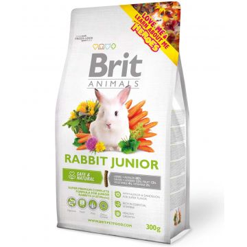 BRIT ANIMALS Rabbit JUNIOR, hrană completă pentru pui de iepure
