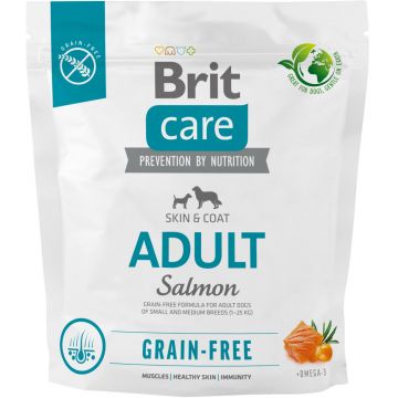 BRIT CARE Grain-free Adult, cu Somon şi Cartofi