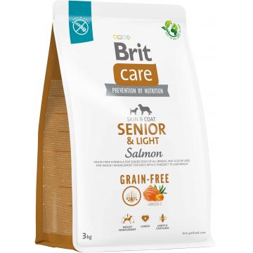 BRIT CARE Grain-free SENIOR & Light, cu Somon şi Cartofi