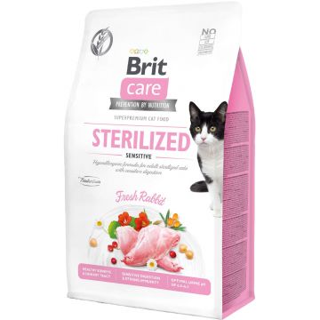 BRIT CARE Hrană uscată pentru pisici sterilizate, Sterilized Sensitive