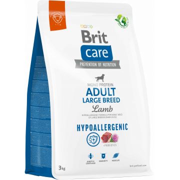 BRIT CARE Hypoallergenic Adult Large Breed, cu Miel şi Orez