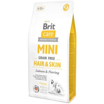 BRIT CARE Mini Grain Free Hair&Skin Somon şi Hering