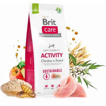 BRIT CARE Sustainable Activity, cu Pui şi Insecte