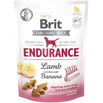 BRIT Functional Snack Endurance, recompensă pentru câini, cu Miel 150g
