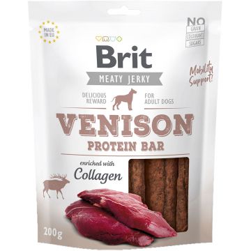 BRIT Jerky Recompensă pentru câini, Baton proteic, cu Vânat