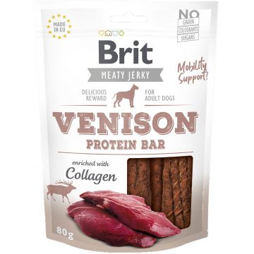 BRIT Jerky Recompensă pentru câini, Baton proteic, cu Vânat