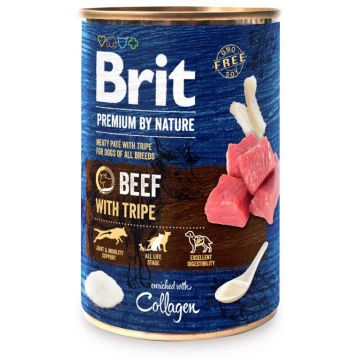 BRIT Premium by Nature Conservă pentru câini, Vită cu măruntaie