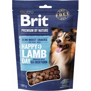BRIT Premium by Nature recompensă semi-umedă pentru câini, Miel cu Cătina 180g