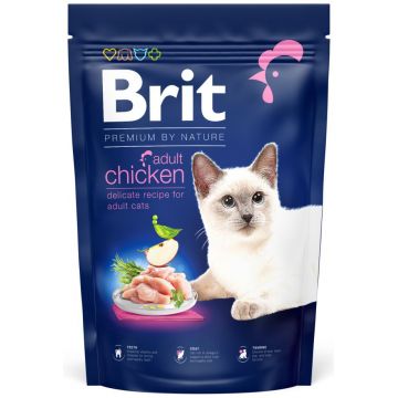 BRIT Premium hrană pentru pisici adulte, cu Pui
