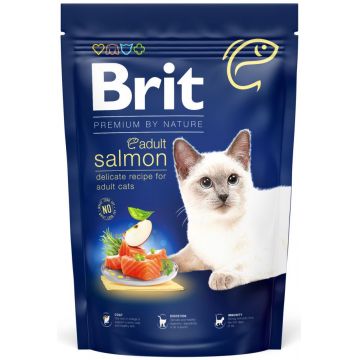 BRIT Premium hrană pentru pisici adulte, cu Somon
