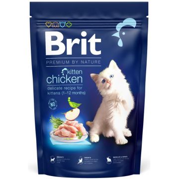 BRIT Premium KITTEN hrană pentru pisicuţe, cu Pui