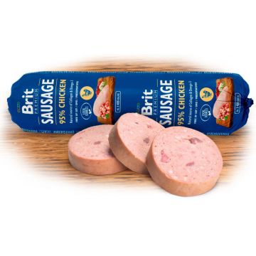 BRIT PREMIUM Salam pentru câini, cu Pui 800g