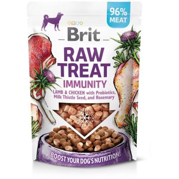 BRIT Recompensă pentru câini, Immunity, liofilizată, cu Miel şi Pui 40g