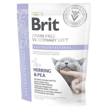 BRIT VD Gastrointestinal pentru pisici, reducerea tulburărilor intestinale