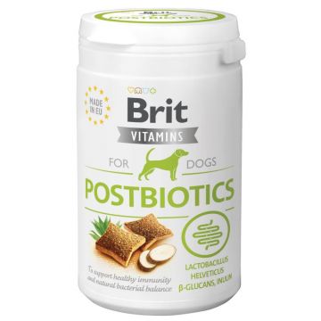 BRIT Vitamins Postbiotics, recompensă funcţională semi-umedă pentru câini 150g