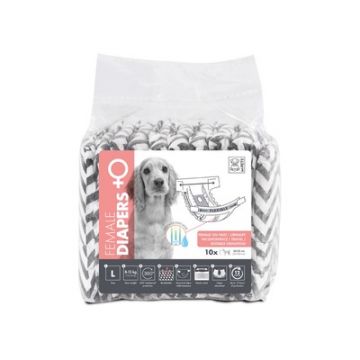 Scutece pentru caini, femela, M-PETS, marime XL