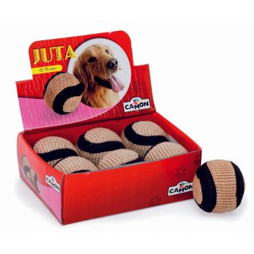 CAMON Jucărie pentru câini Minge din iută 7cm