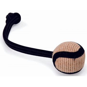 CAMON Jucărie pentru câini Minge din iută, cu mâner 7cm