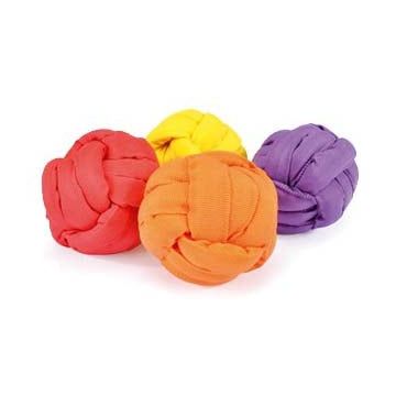 CAMON Jucărie pentru câini Minge împletită, material textil 8cm, diverse culori