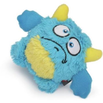 CAMON Jucărie pentru câini, Monstruleţ din pluş, cu sunet, Albastru, 12 cm