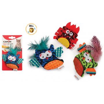 CAMON Jucărie pentru pisici Little birds, 10 cm, diverse modele