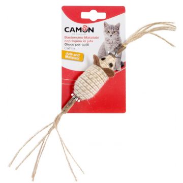 CAMON Jucărie pentru pisici Şoarece, cu Silver Vine şi iută, 30cm
