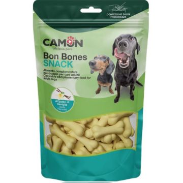 CAMON Recompense pentru câini, în formă de oase cu vanilie, 120g