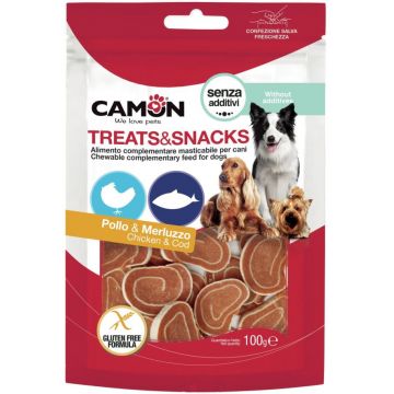 CAMON Recompense pentru câini Sushi de Pui, pentru câini peste 4 luni, 100g