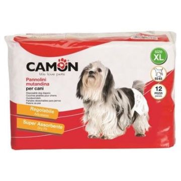 CAMON Scutece de unică folosinţă pentru căţei, 12 buc