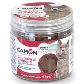 CAMON Snack pentru pisici, Bucăţi cod, pui şi ficat 60g