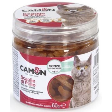 CAMON Snack pentru pisici, Sticks pui, 60g