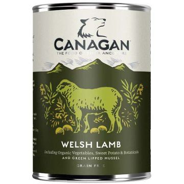 CANAGAN Conservă pentru câini, cu Miel 400g