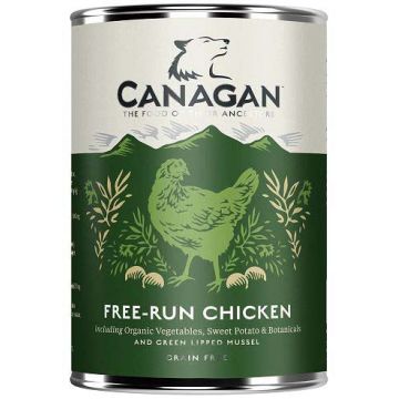 CANAGAN Conservă pentru câini, cu Pui 400g