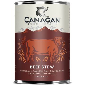 CANAGAN Conservă pentru câini, cu Vită 400g