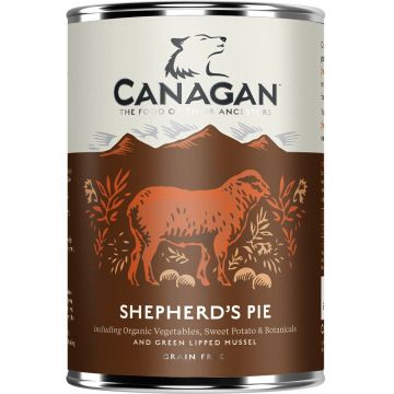 CANAGAN Conservă pentru câini, Shepherds Pie 400g