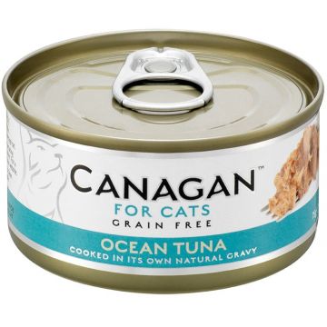 CANAGAN Conservă pentru pisici, cu Ton 75g
