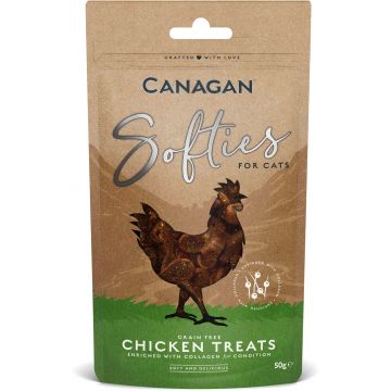 CANAGAN Softies Recompensă pentru pisici, cu Pui 50g