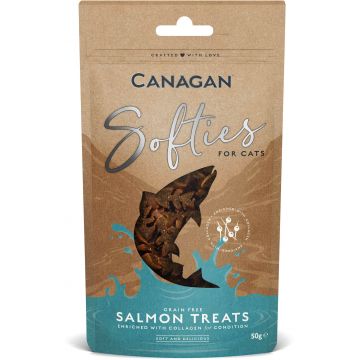 CANAGAN Softies Recompensă pentru pisici, cu Somon 50g