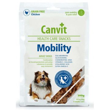 CANVIT Mobility Delicatesă pentru câini, fără cereale, cu Pui 200g