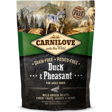 CARNILOVE Raţă şi fazan, fără cereale