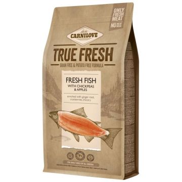 CARNILOVE True Fresh Peşte proaspăt, Năut şi Mere