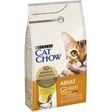 CAT CHOW Hrană uscată pentru pisici Adulte, cu Pui