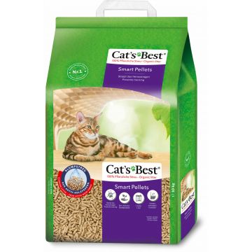 CAT'S BEST Smart Pellets Aşternut vegetal pentru pisici 20L/10kg