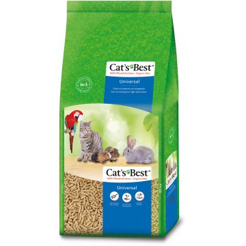 CAT'S BEST Universal Aşternut igienic pentru rozătoare, pisici, păsări 40L/22kg