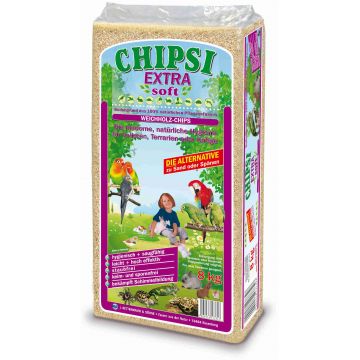 CHIPSI Extra Soft Rumeguş pentru păsări, animale mici şi reptile 8 kg