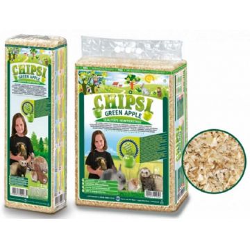 CHIPSI Rumeguş pentru rozătoare, cu aromă de măr verde