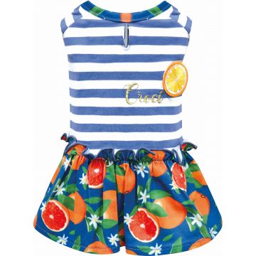 CROCI Rochie pentru câini, BLUE CITRUS